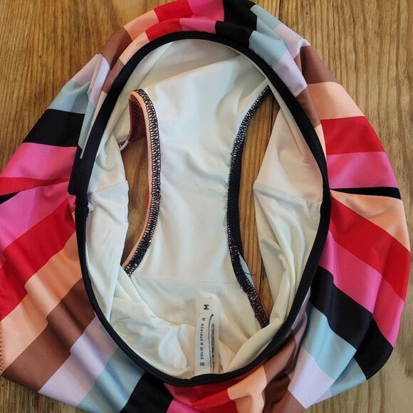 Solid & Striped Malibu Rainbow Striped Bikini Set - Picture 8 of 16